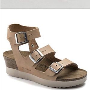 Papillio by Birkenstock Linnea Platform Sandal Natural Nude Leather